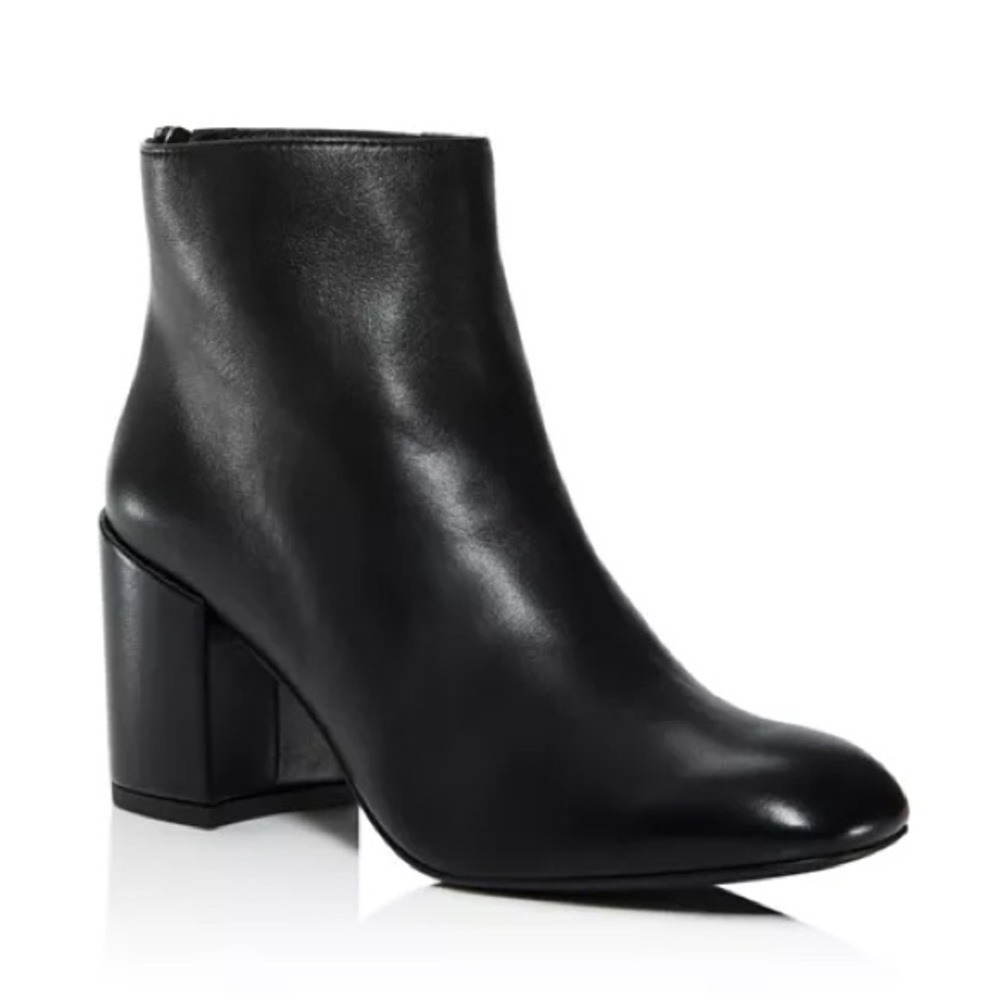 Stuart Weitzman Women's Bacari Leather High-Heel Booties size 7.5